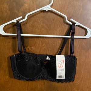 Wonder wave bra, size 36C black with underwire